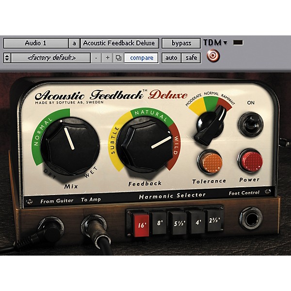 Softube Acoustic Feedback Deluxe Plug-In - Digital Download Digital Download