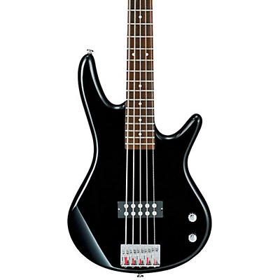 Ibanez Gio Gsr105ex 5-String Bass Guitar Black for sale