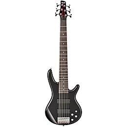 Open Box Ibanez Gio GSR206 6-String Bass Guitar Level 1 Black