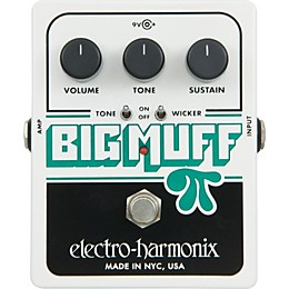 Electro-Harmonix XO Big Muff Pi With Tone Wicker Distortion Guitar Effects Pedal