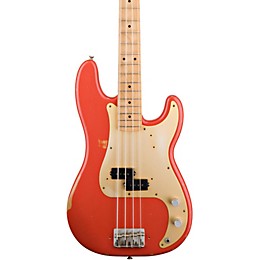 Open Box Fender Road Worn '50s Precision Bass Level 2 Fiesta Red 190839722461