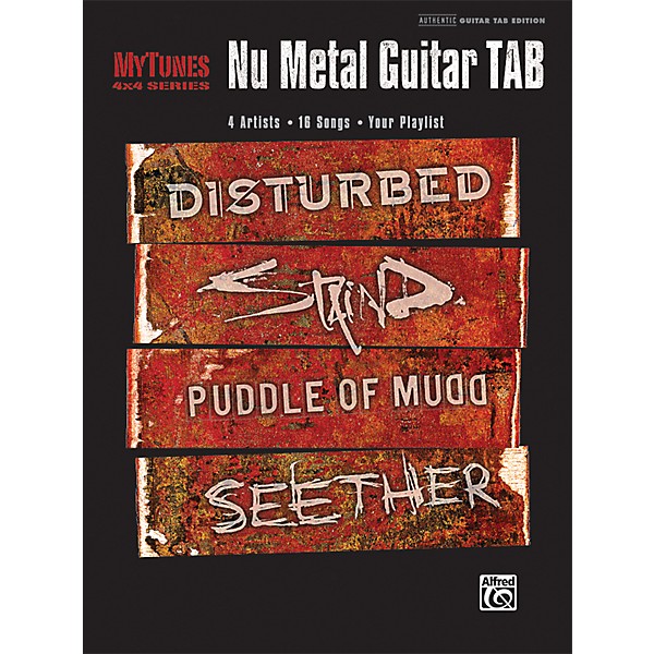 Alfred MyTunes: Nu Metal Guitar Tab (Book)