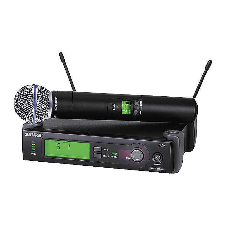 Shure SLX24/BETA58 Wireless Handheld Microphone System Band G5