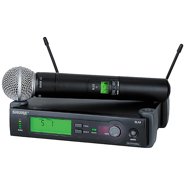 Shure SLX24/SM58 Wireless Microphone System Band H5