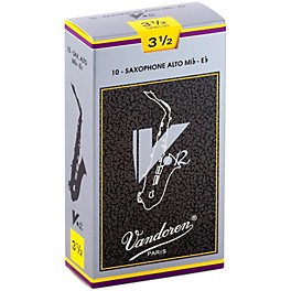 Vandoren V12 Alto Saxophone Reeds Strength 2.5, Box of 10 Vandoren V12 Alto Saxophone Reeds Strength 3.5, Box of 10