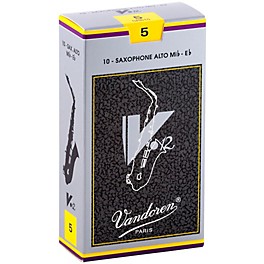 Vandoren V12 Alto Saxophone Reeds Strength 2.5, Box of 10 Vandoren V12 Alto Saxophone Reeds Strength 5, Box of 10