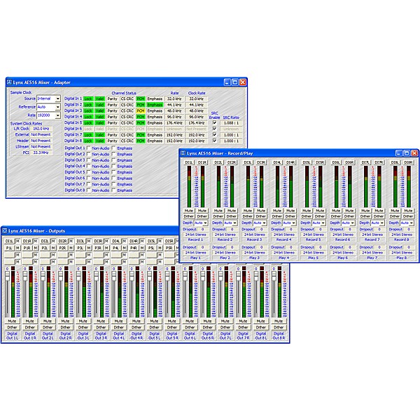 Lynx AES16e-SRC PCI Express Card