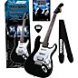 Open Box Fender Starcaster Strat Rock Band Electric Guitar Value Pack Level 1 Black Rosewood Fretboard thumbnail