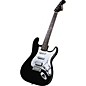 Open Box Fender Starcaster Strat Rock Band Electric Guitar Value Pack Level 1 Black Rosewood Fretboard