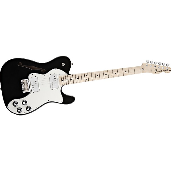 Fender Classic Player Telecaster Thinline Deluxe Electric Guitar Black