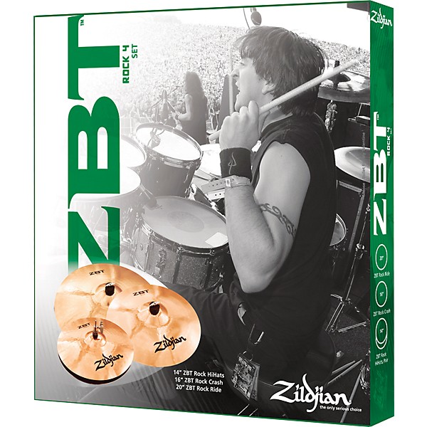 優待特典一覧 Rock 4 ZBT Zildjian Box Open Cymbal 18 Free with Pack 邦楽