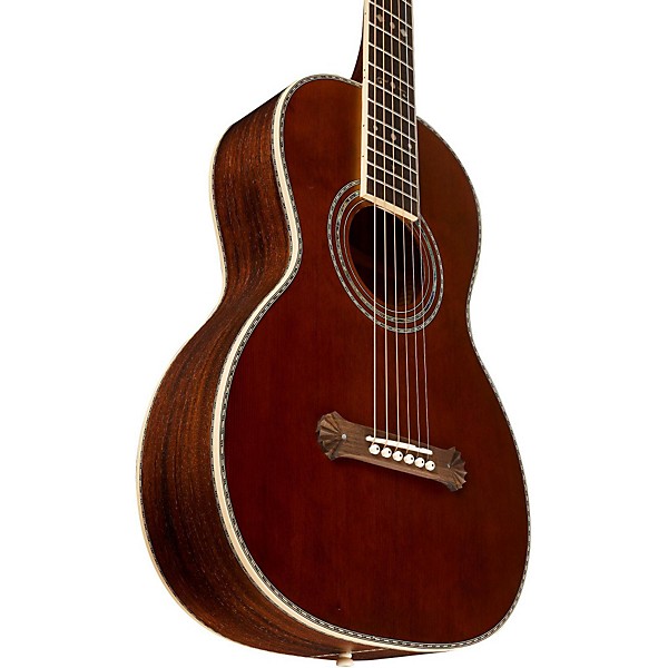 Open Box Washburn R314KK Parlor Acoustic Guitar Level 2 Vintage Natural 888366011836