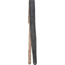 Fender Road Worn Distressed Leather Guitar Strap Black