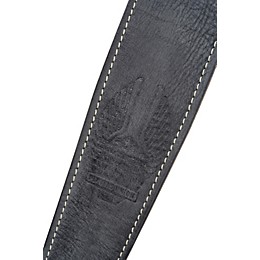 Fender Road Worn Distressed Leather Guitar Strap Black