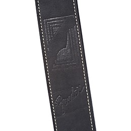 Fender Monogrammed Leather Guitar Strap Black
