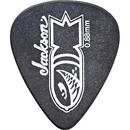 Jackson 351 Black Bomb Guitar Picks - 1 Dozen 1.0 mm Jackson 351 Black Bomb Guitar Picks - 1 Dozen .60 mm