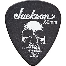 Jackson 451 Black Sick Skull Guitar Picks - 1 Dozen .50 mm