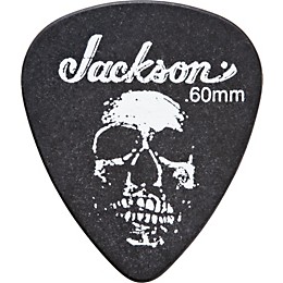 Jackson 451 Black Sick Skull Guitar Picks - 1 Dozen .73 mm