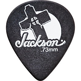 Jackson 511 Black Leaning Cross Guitar Picks - 1 Dozen .73 mm Jackson 511 Black Leaning Cross Guitar Picks - 1 Dozen .50 mm