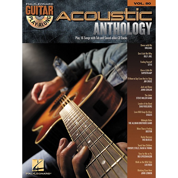 Hal Leonard Acoustic Anthology - Guitar Play-Along, Volume 80 (Book/CD)
