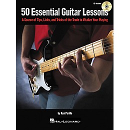Hal Leonard 50 Essential Guitar Lessons (Book/CD)
