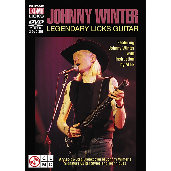 Cherry Lane Johnny Winter Legendary Licks Guitar DVD (Featuring Johnny Winter)