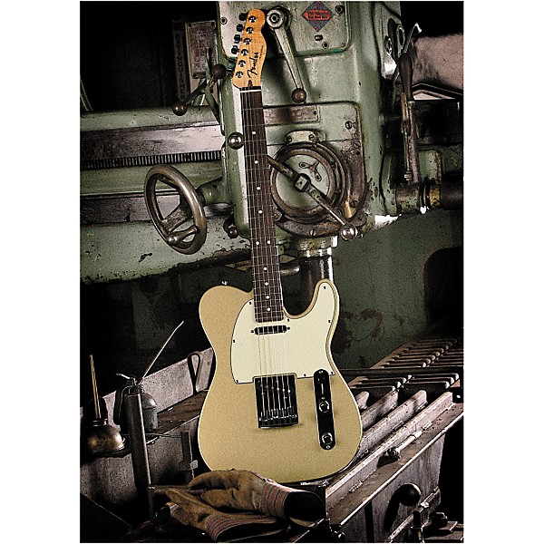 Fender Custom Shop Custom Deluxe Telecaster Electric Guitar Lake Placid Blue Rosewood Fretboard