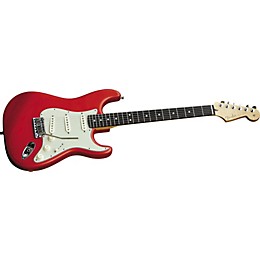 Fender Custom Shop Custom Deluxe Stratocaster Electric Guitar Black Maple Fretboard