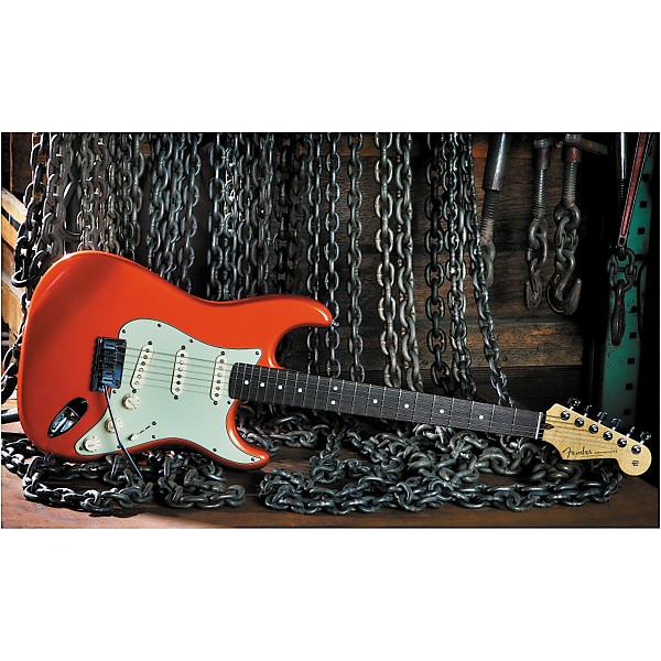 Fender Custom Shop Custom Deluxe Stratocaster Electric Guitar Black Maple Fretboard
