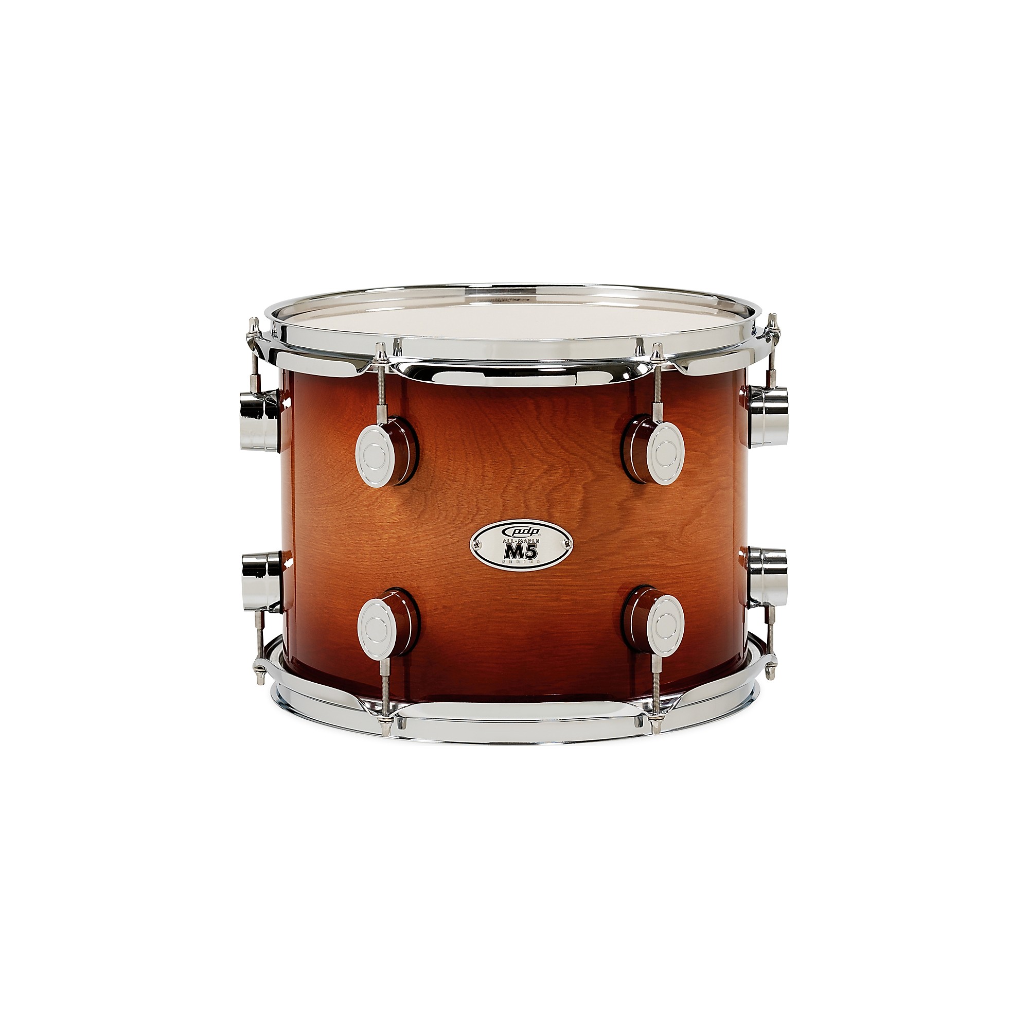 pdp m5 tobacco burst PDP by DW M5 Tom Drum Tobacco Burst 8in
