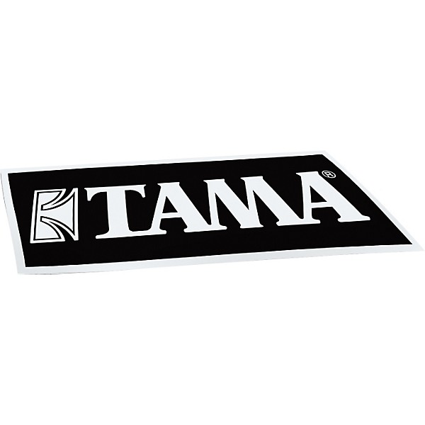 Tama Logo Sticker - White