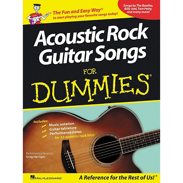 Hal Leonard Acoustic Rock Guitars for Dummies