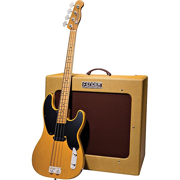 Open Box Fender Bassman TV Fifteen 350W 1x15 Bass Combo Amp Tweed