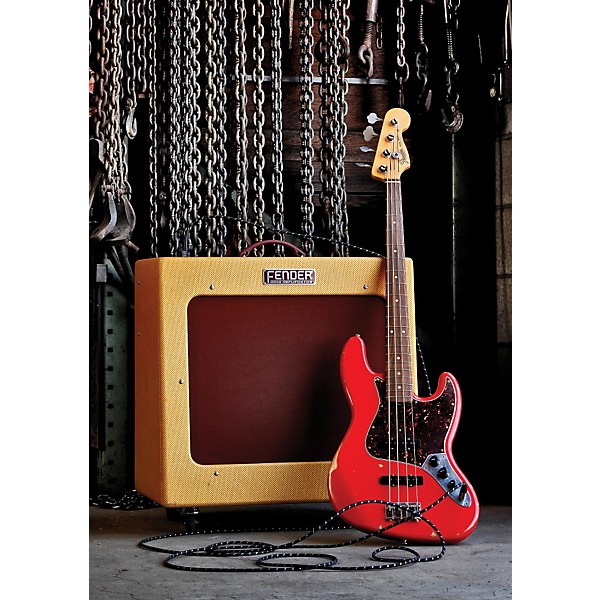 Open Box Fender Bassman TV Fifteen 350W 1x15 Bass Combo Amp Tweed
