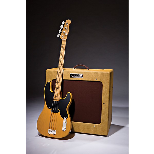 Open Box Fender Bassman TV Fifteen 350W 1x15 Bass Combo Amp Tweed