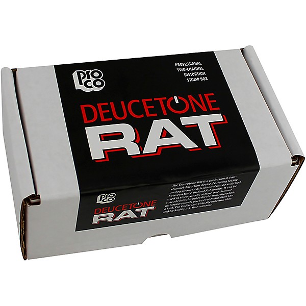 Open Box ProCo Deucetone Rat Boost Guitar Effects Pedal Level 1