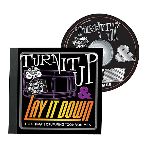 Drum Fun Inc Turn It Up and Lay It Down, Volume 5 - Double Pedal Metal - Play Along CD for Drummers