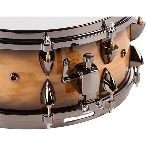Orange County Drum & Percussion Maple Snare 14 x 6 in., Natural Black Burst