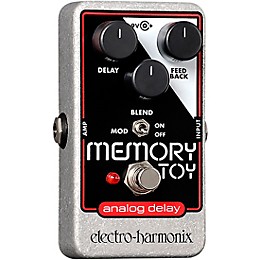 Open Box Electro-Harmonix Memory Toy Analog Echo and Chorus Guitar Effects Pedal Level 1