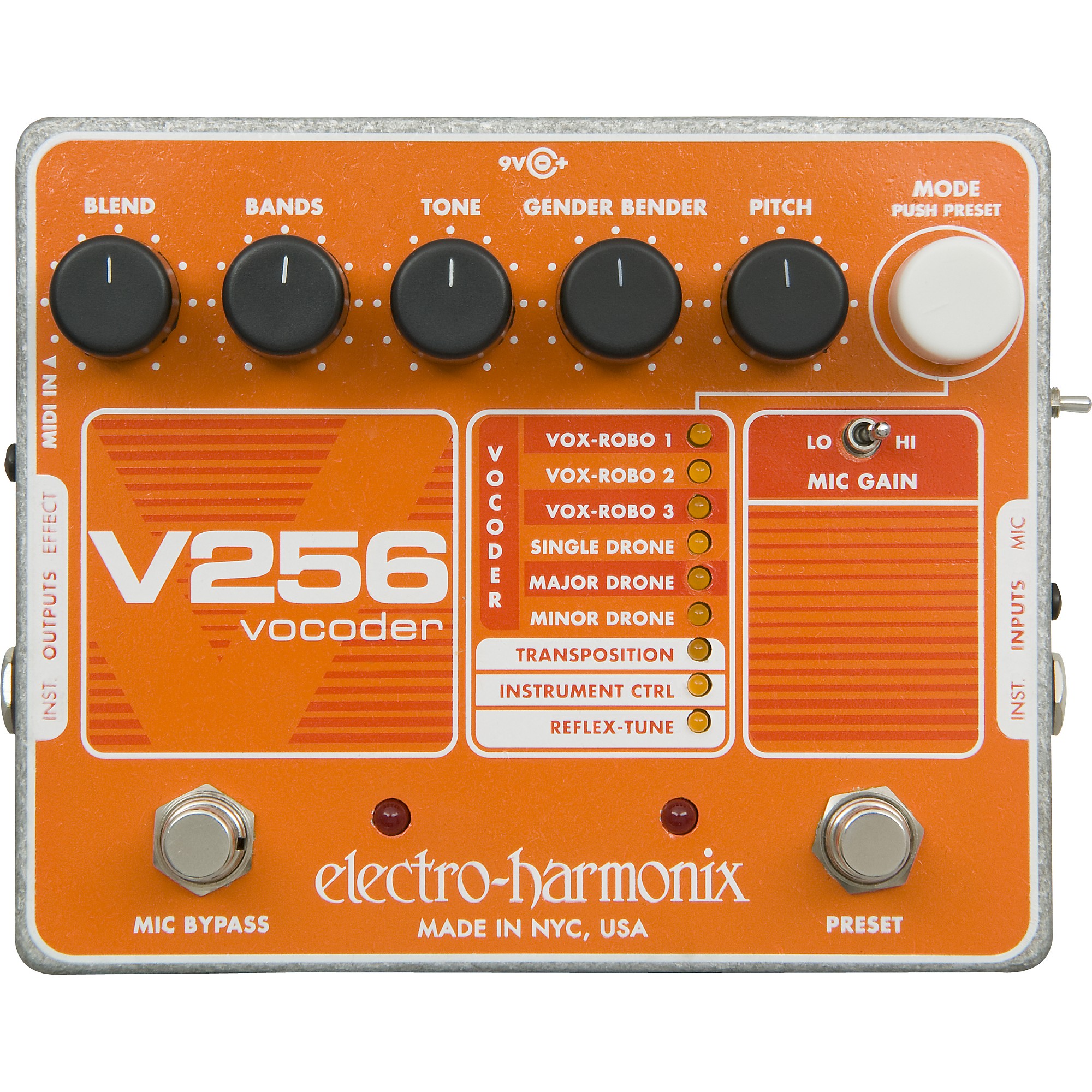 Electro-Harmonix V256 Vocoder Pedal | Guitar Center