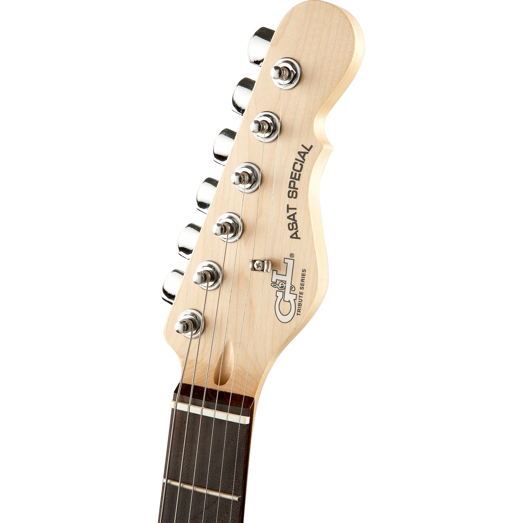 G&L ASAT Special Deluxe Carved Top Electric Guitar Gloss Natural