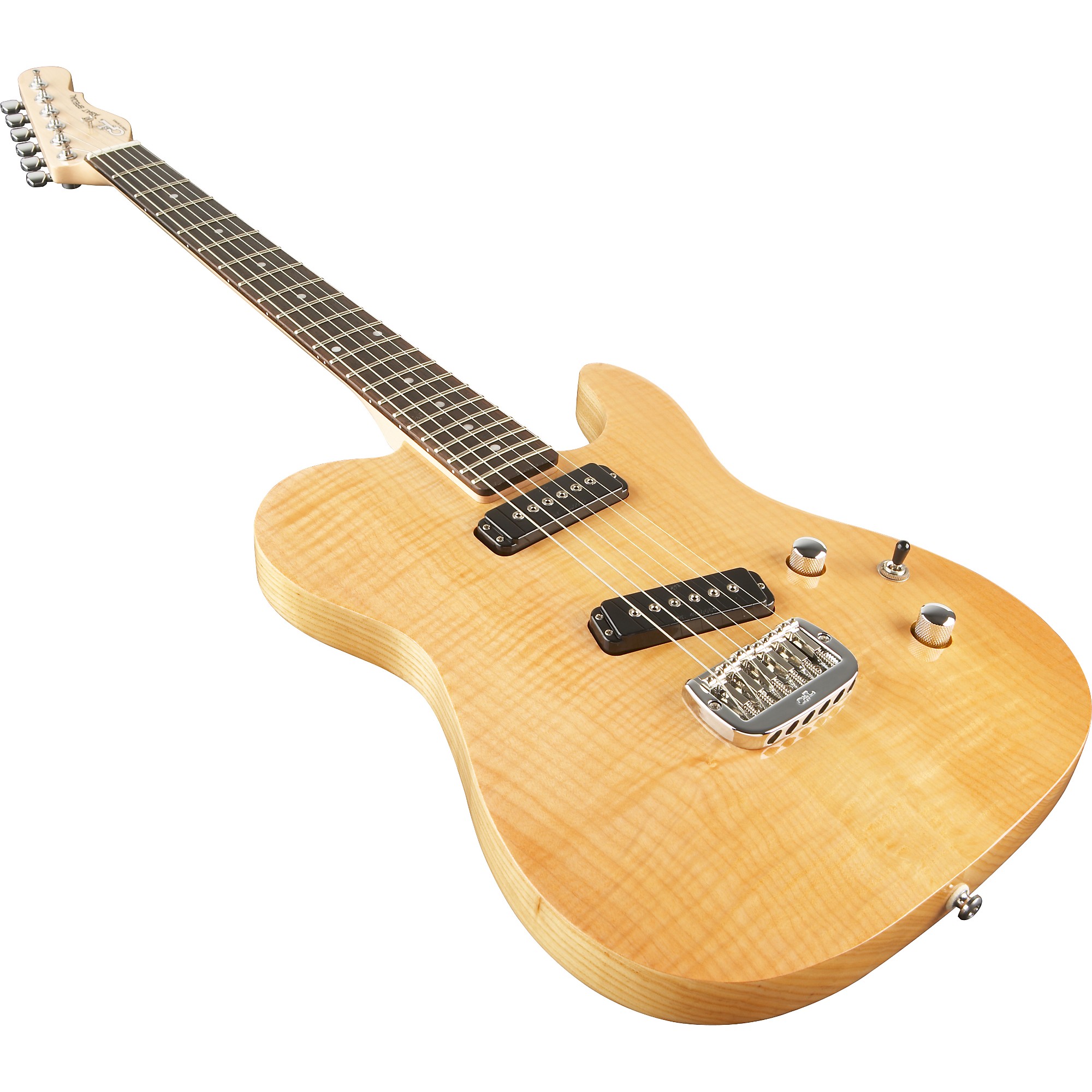 G&L ASAT Special Deluxe Carved Top Electric Guitar Gloss Natural