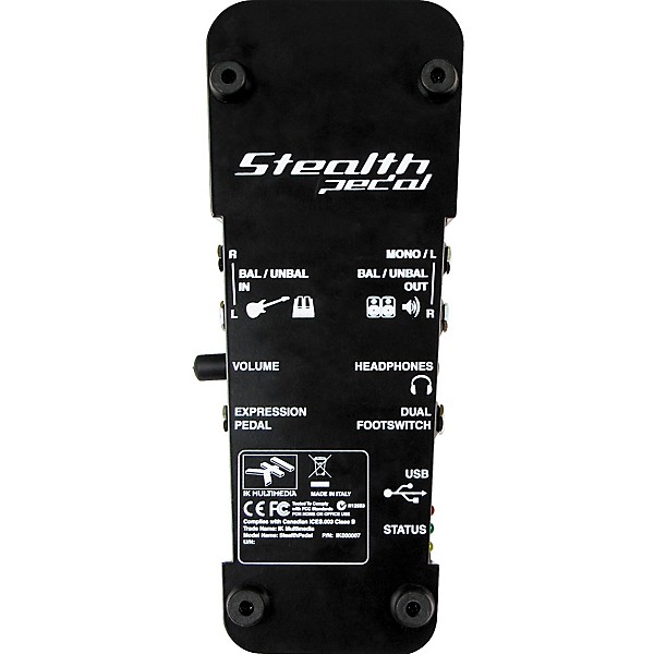 IK Multimedia StealthPedal Audio Controller/Interface + Ampeg SVX Plug-In Powered by Amplitube