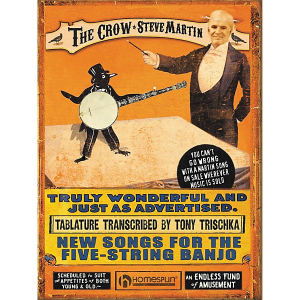 Hal Leonard Steve Martin - The Crow: New Songs for the 5-String Banjo (Tab book)