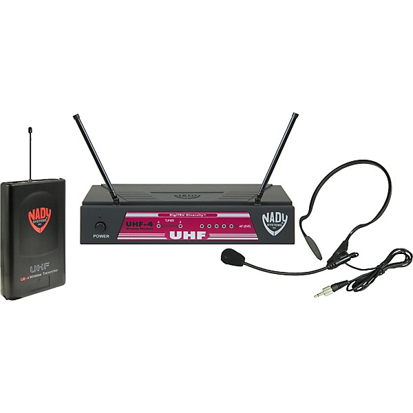 Nady UHF-4 LT/HM-3 (115) Headset Wireless System Band 15