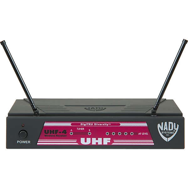 Open Box Nady UHF-4 Headset Wireless System Level 2 Band 10, Black 190839544728