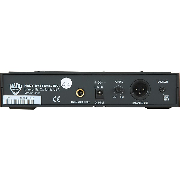 Nady UHF-4 LT/HM-20U (115) Headset Wireless System Black Ch 15