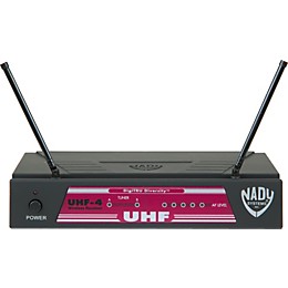 Open Box Nady UHF-4 LT/HM-20U (115) Headset Wireless System Level 1 Black Ch 17