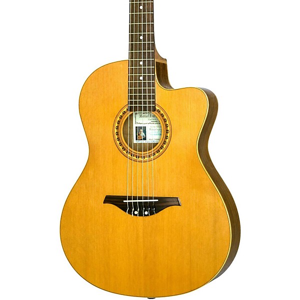 Manuel Rodriguez Caballero 10 Cutaway Nylon String Acoustic-Electric Guitar Natural