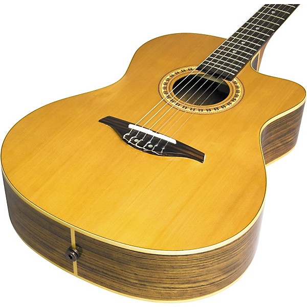 Manuel Rodriguez Caballero 10 Cutaway Nylon String Acoustic-Electric Guitar Natural